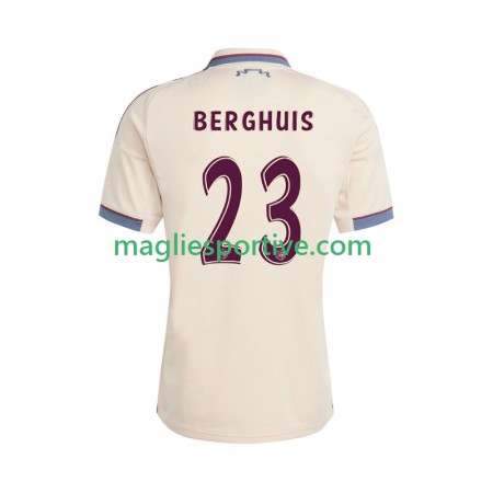 Completo Calcio AFC Ajax Steven Berghuis 23 Divisa Terza 2025-2026